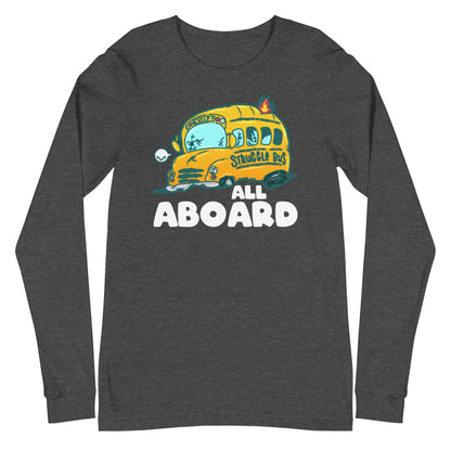 ALL ABOARD THE STRUGGLE BUS - Modified Long Sleeve Tee - ChubbleGumLLC