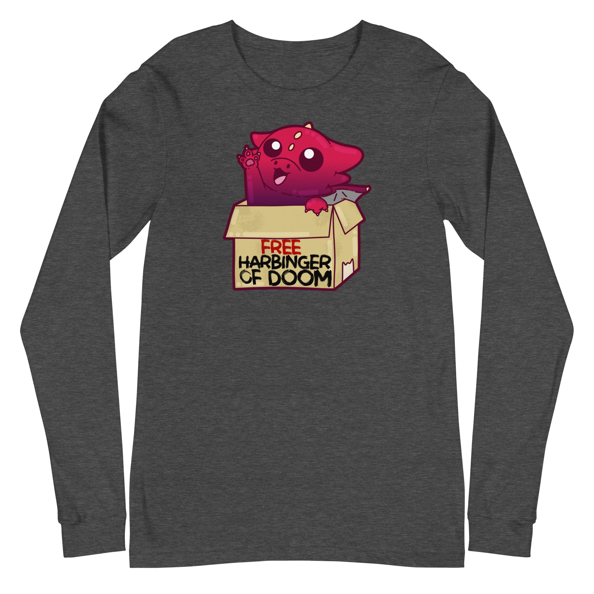 FREE HARBINGER OF DOOM - Long Sleeve Tee - ChubbleGumLLC