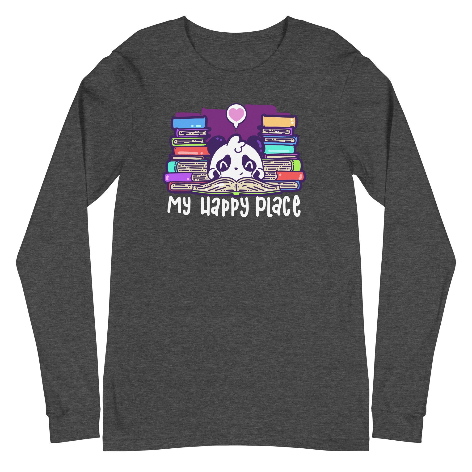 MY HAPPY PLACE - Modified Long Sleeve Tee - ChubbleGumLLC