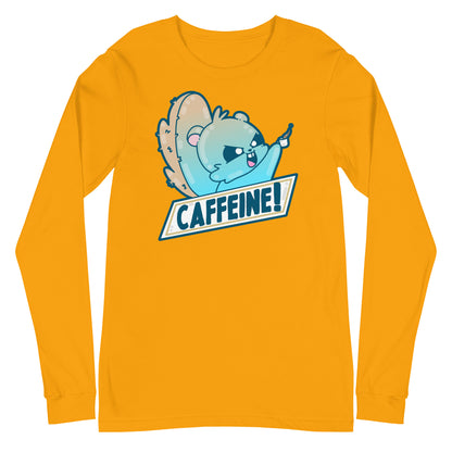 CAFFEINE - Long Sleeve Tee - ChubbleGumLLC