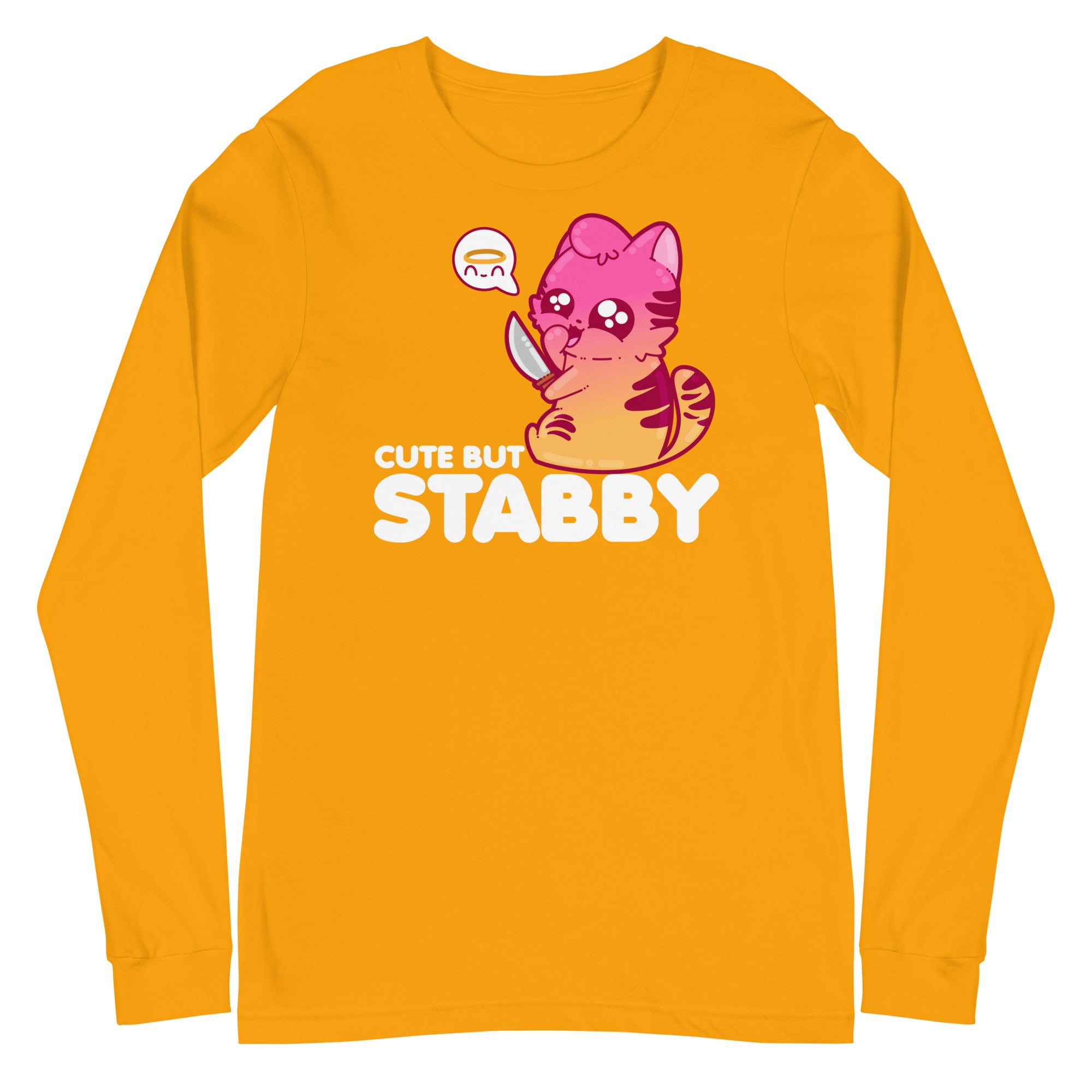 CUTE BUT STABBY - Modified Long Sleeve Tee - ChubbleGumLLC