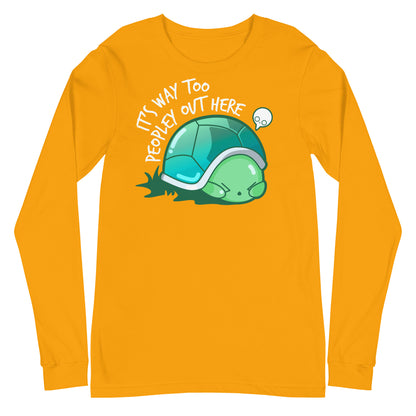 WAY TOO PEOPLEY - Modified Long Sleeve Tee - ChubbleGumLLC