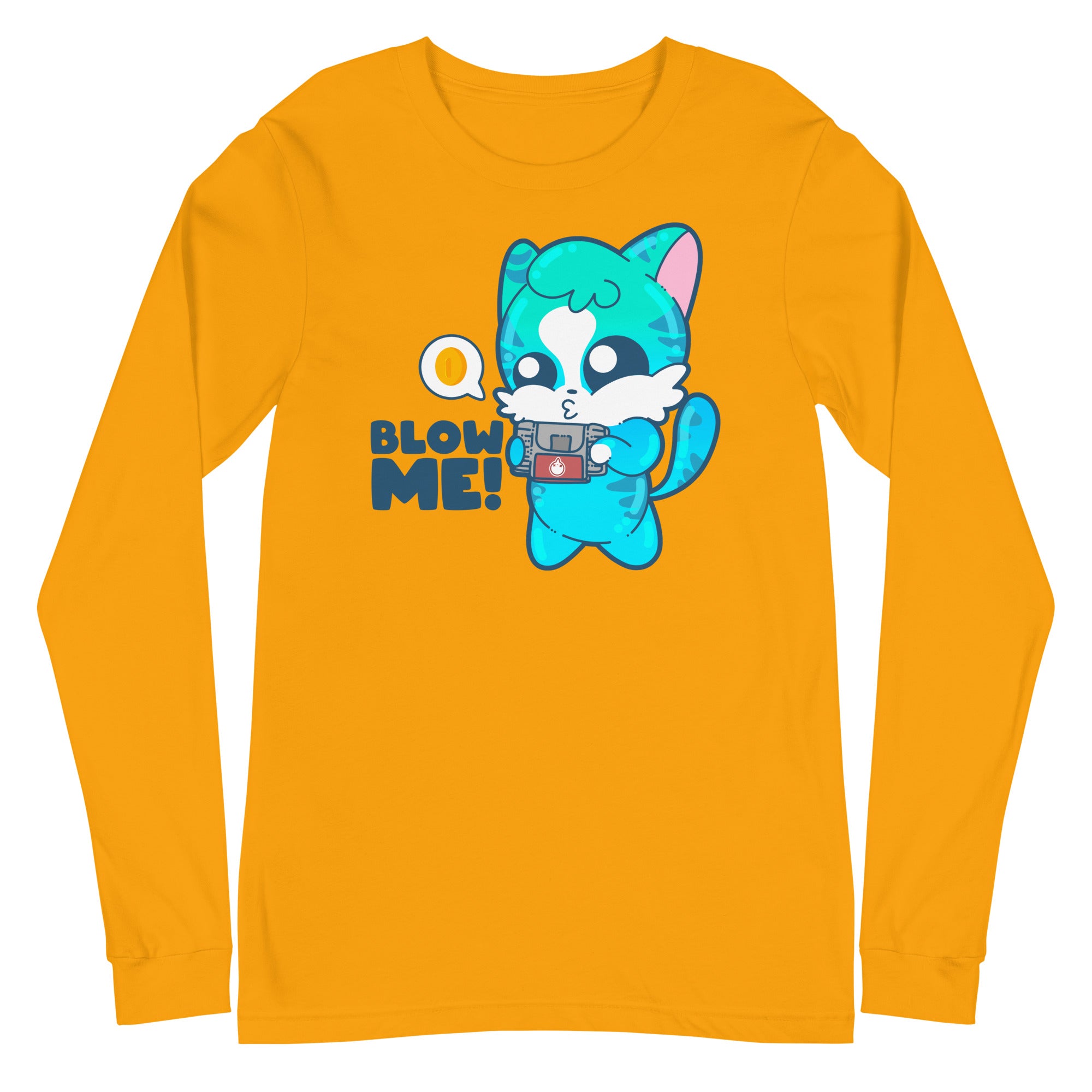 BLOW ME -  Long Sleeve Tee - ChubbleGumLLC