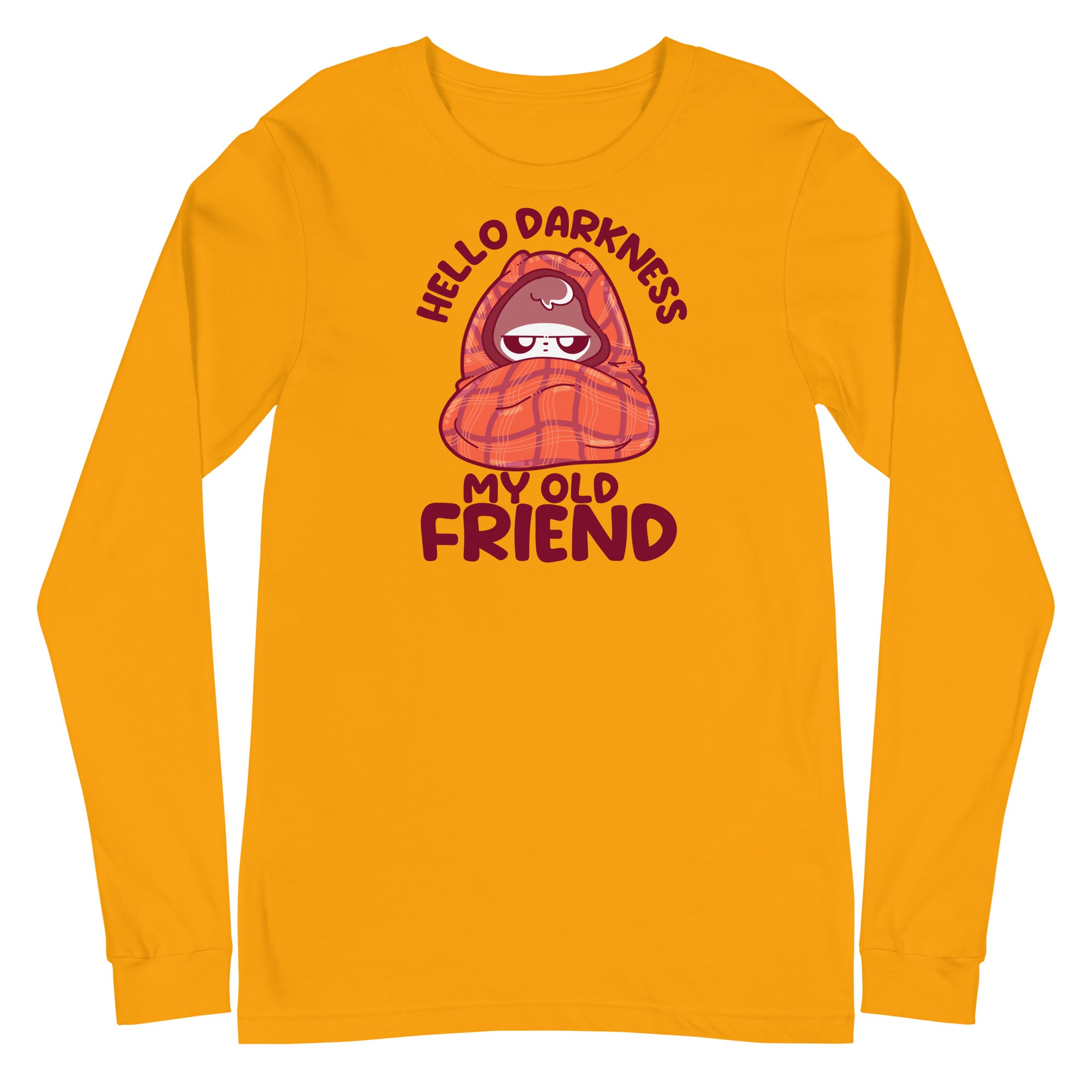 HELLO DARKNESS - Long Sleeve Tee - ChubbleGumLLC