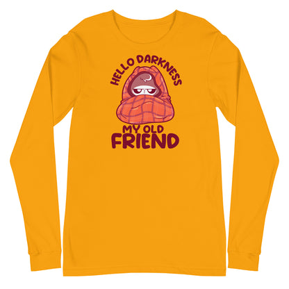 HELLO DARKNESS - Long Sleeve Tee - ChubbleGumLLC