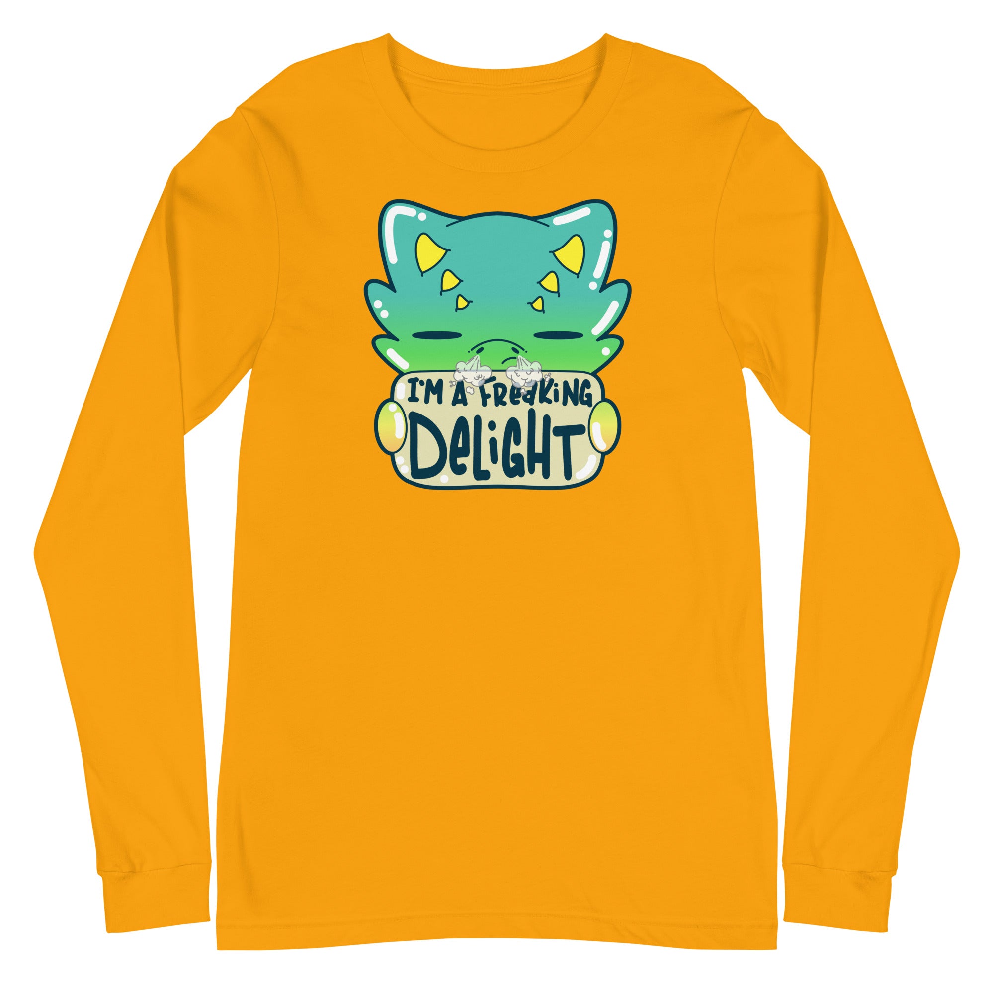 I AM A FREAKING DELIGHT - Long Sleeve Tee - ChubbleGumLLC