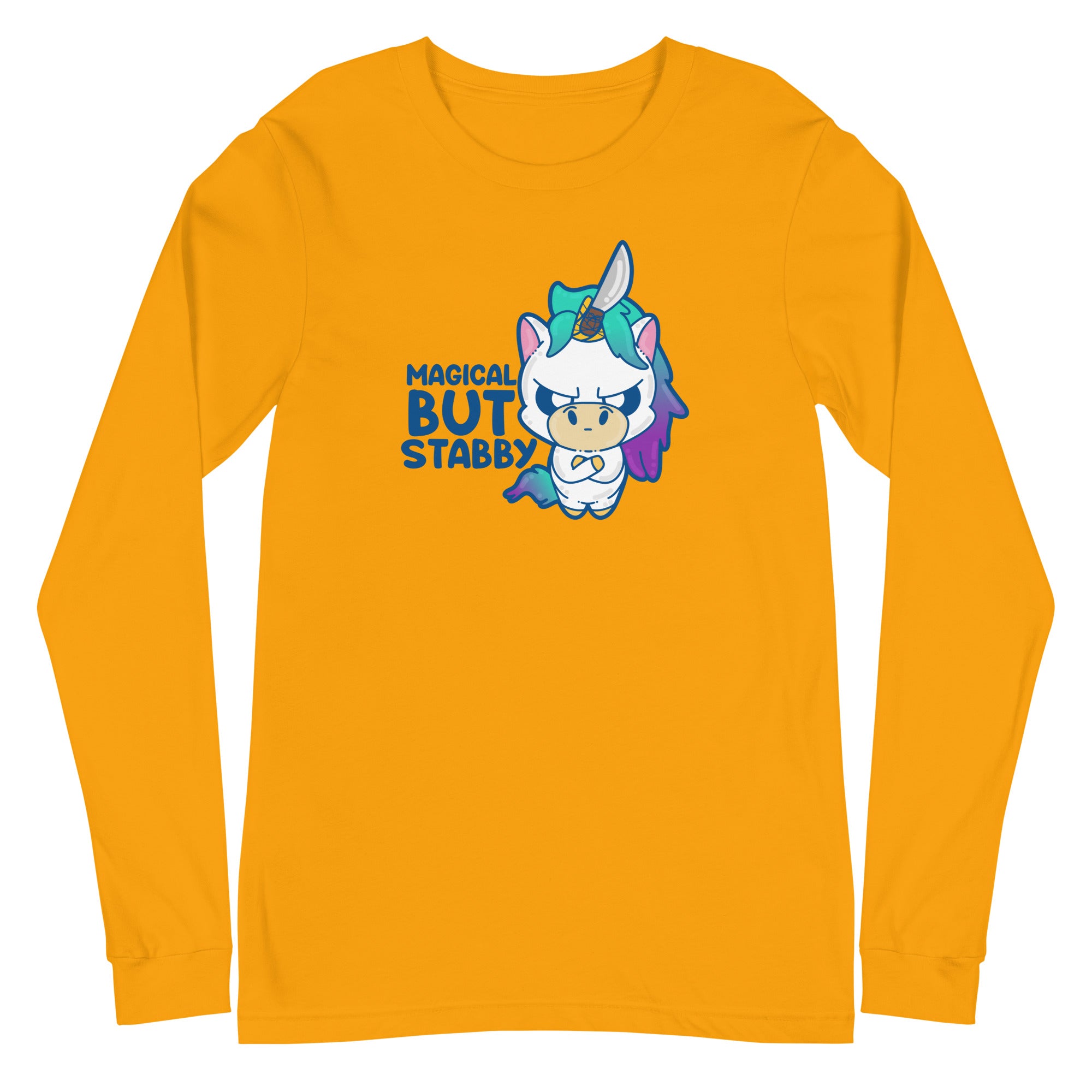 MAGICAL BUT STABBY - Long Sleeve Tee - ChubbleGumLLC