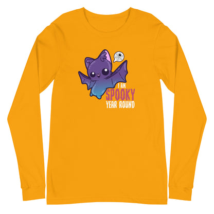 I AM SPOOKY YEAR ROUND - Long Sleeve Tee - ChubbleGumLLC