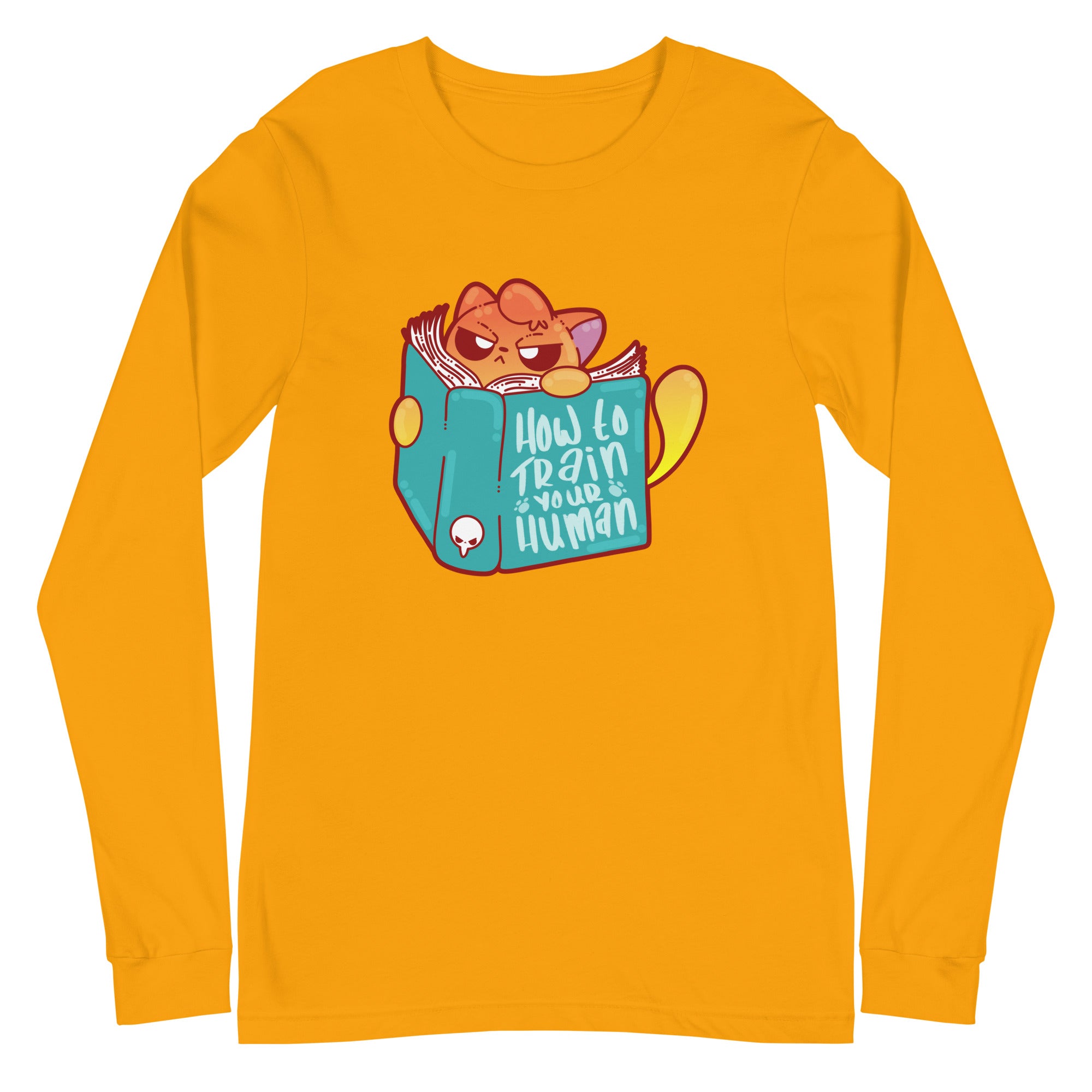 HOW TO TRAIN YOUR HUMAN - Long Sleeve Tee - ChubbleGumLLC