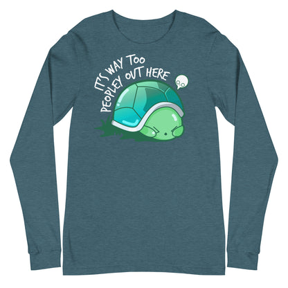 WAY TOO PEOPLEY - Modified Long Sleeve Tee - ChubbleGumLLC