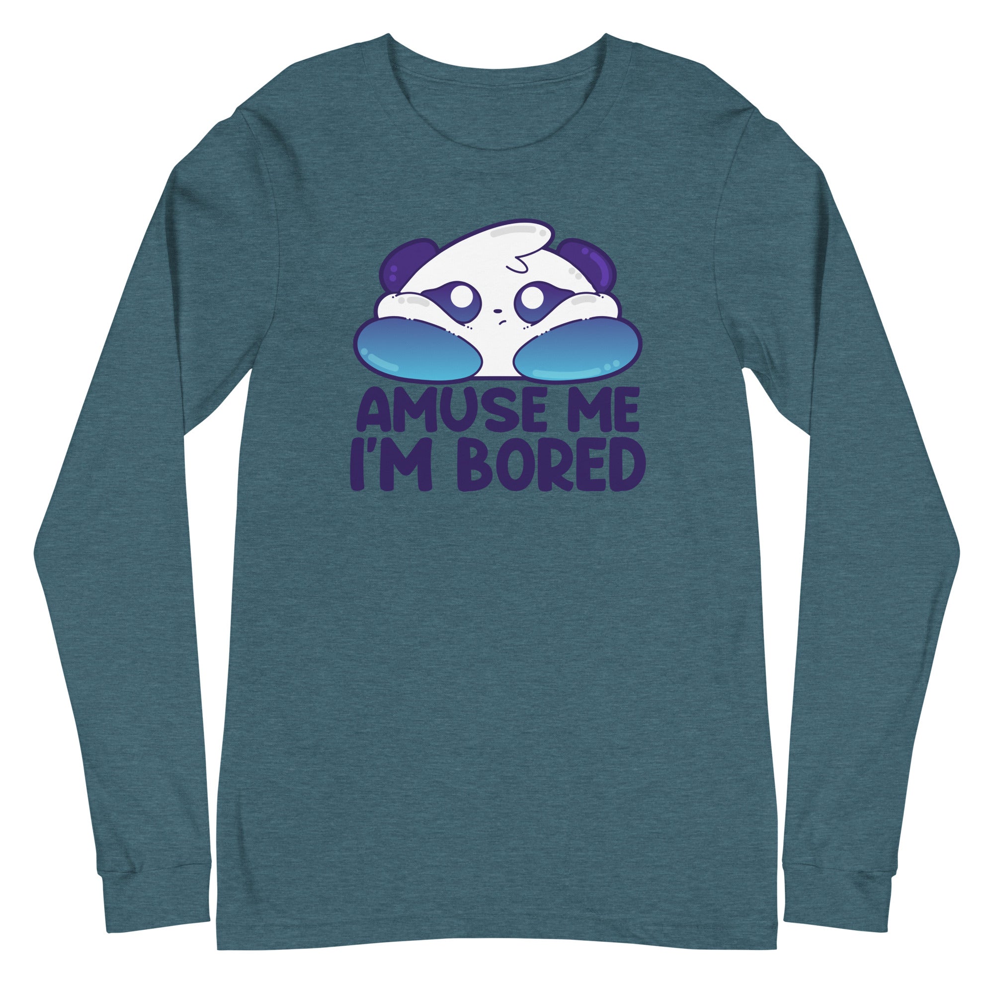 AMUSE ME IM BORED - Long Sleeve Tee - ChubbleGumLLC