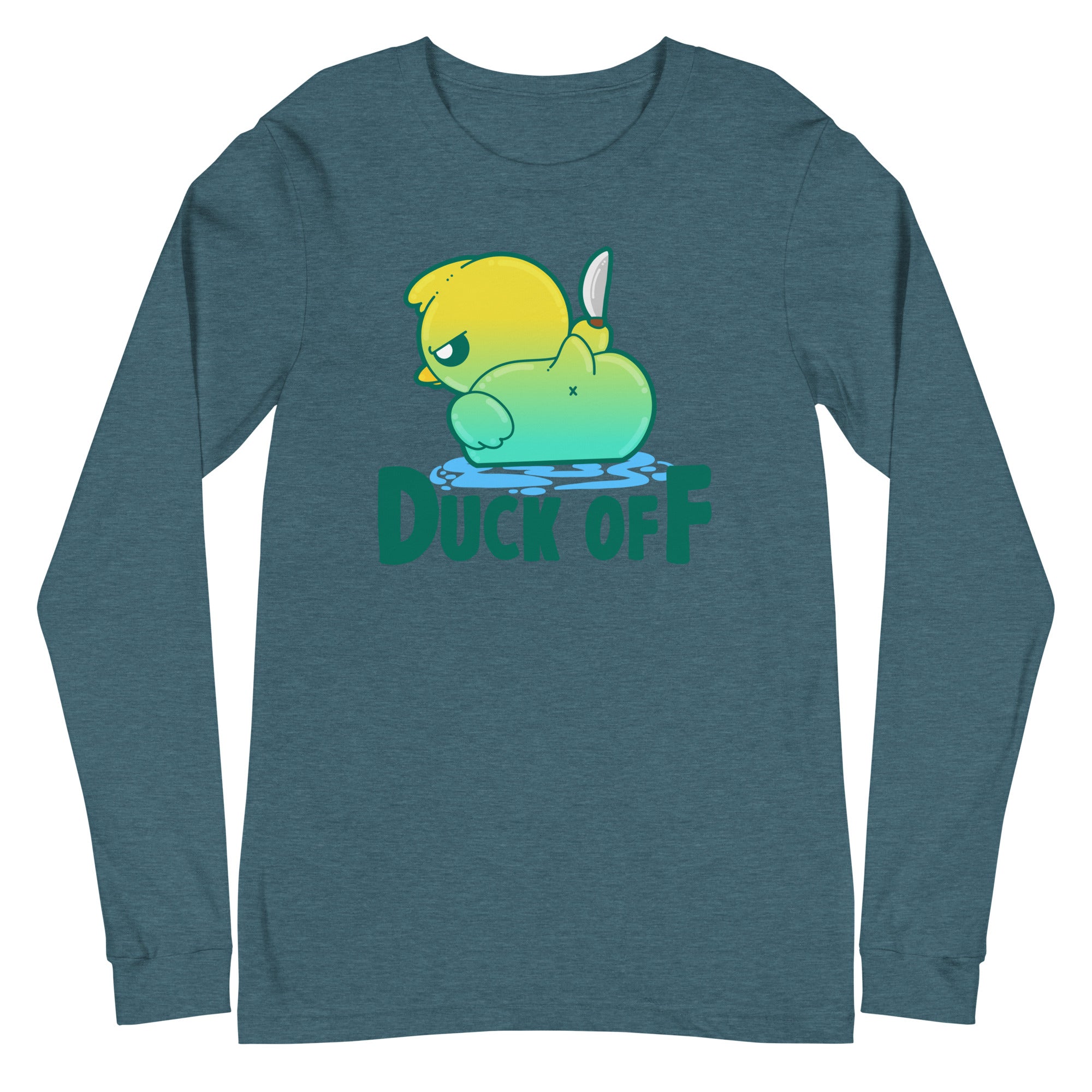 DUCK OFF - Long Sleeve Tee - ChubbleGumLLC