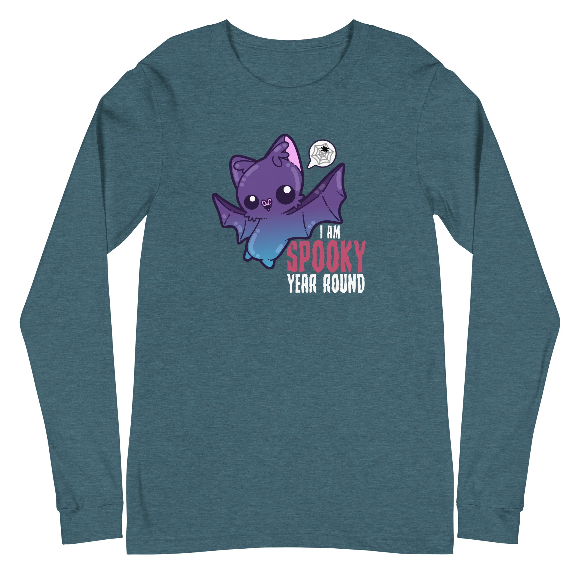 I AM SPOOKY YEAR ROUND - Long Sleeve Tee - ChubbleGumLLC