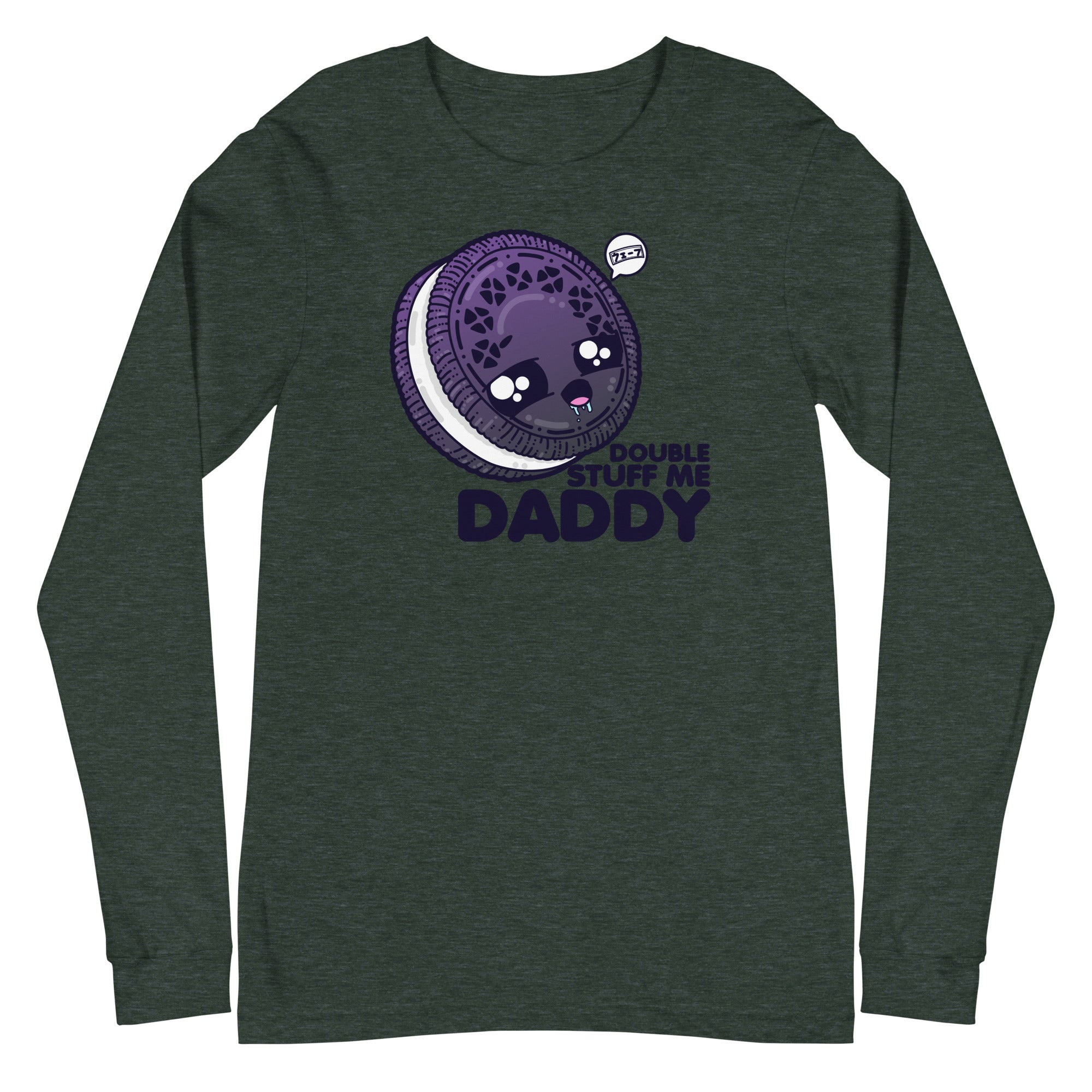 DOUBKE STUFF ME DADDY - Long Sleeve Tee - ChubbleGumLLC