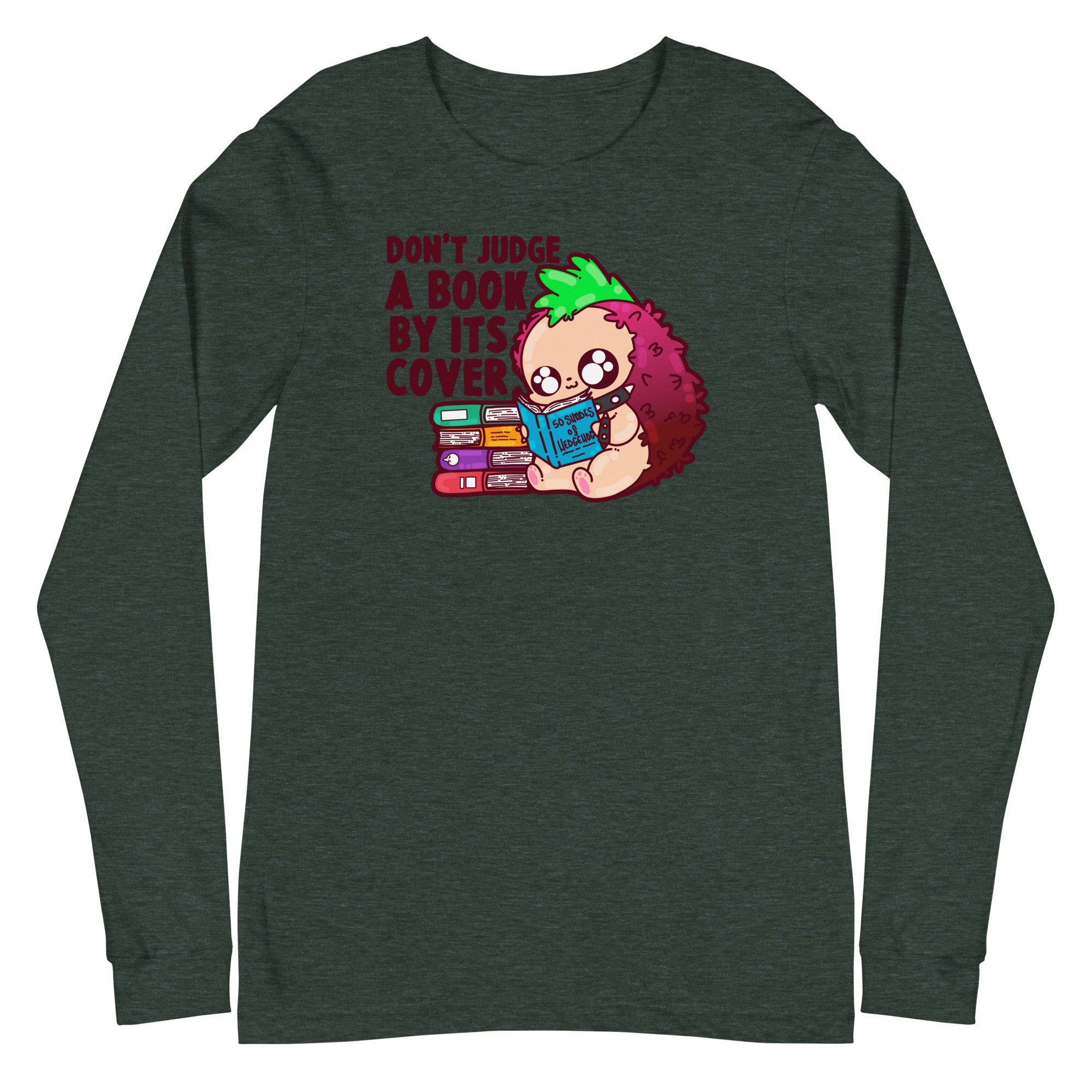 DONT JUDGE A BOOK - Long Sleeve Tee - ChubbleGumLLC