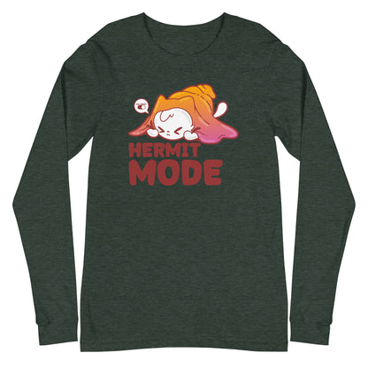 HERMIT MODE - Long Sleeve Tee - ChubbleGumLLC