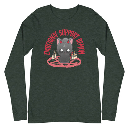 EMOTIONAL SUPPORT DEMON - Long Sleeve Tee