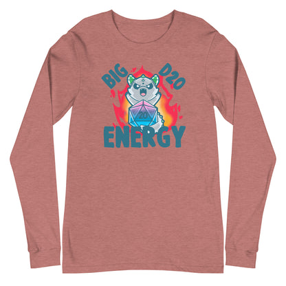 BIG D 20 ENERGY - Long Sleeve Tee - ChubbleGumLLC