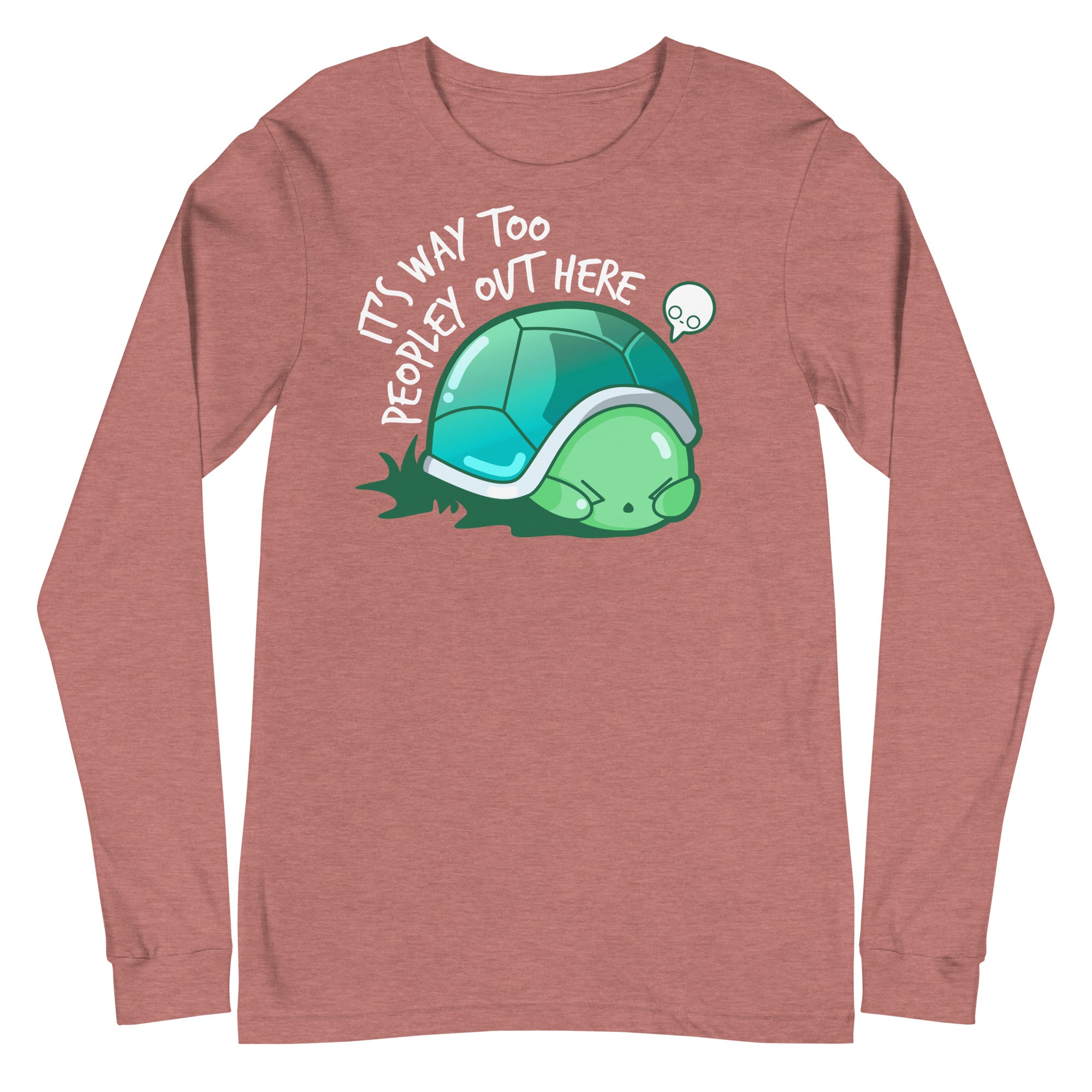 WAY TOO PEOPLEY - Modified Long Sleeve Tee - ChubbleGumLLC