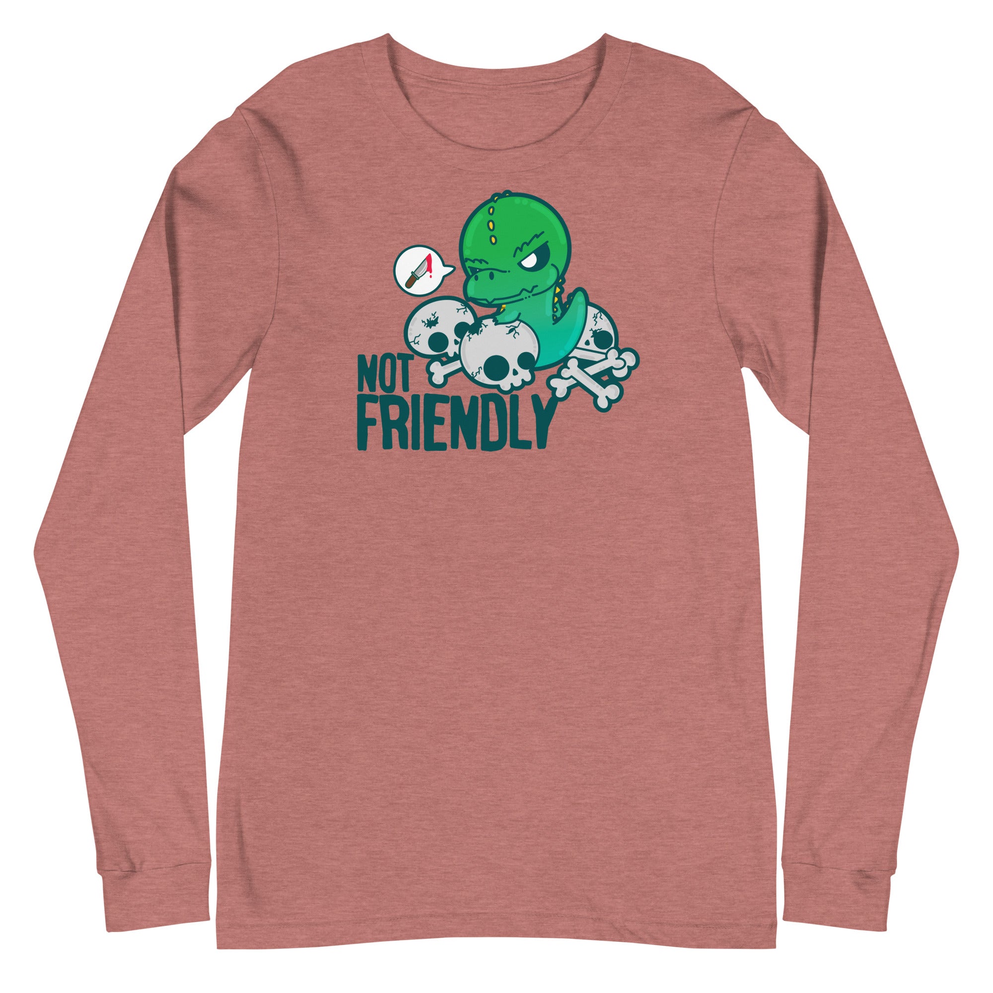 NOT FRIENDLY - Long Sleeve Tee - ChubbleGumLLC