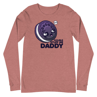 DOUBKE STUFF ME DADDY - Long Sleeve Tee - ChubbleGumLLC