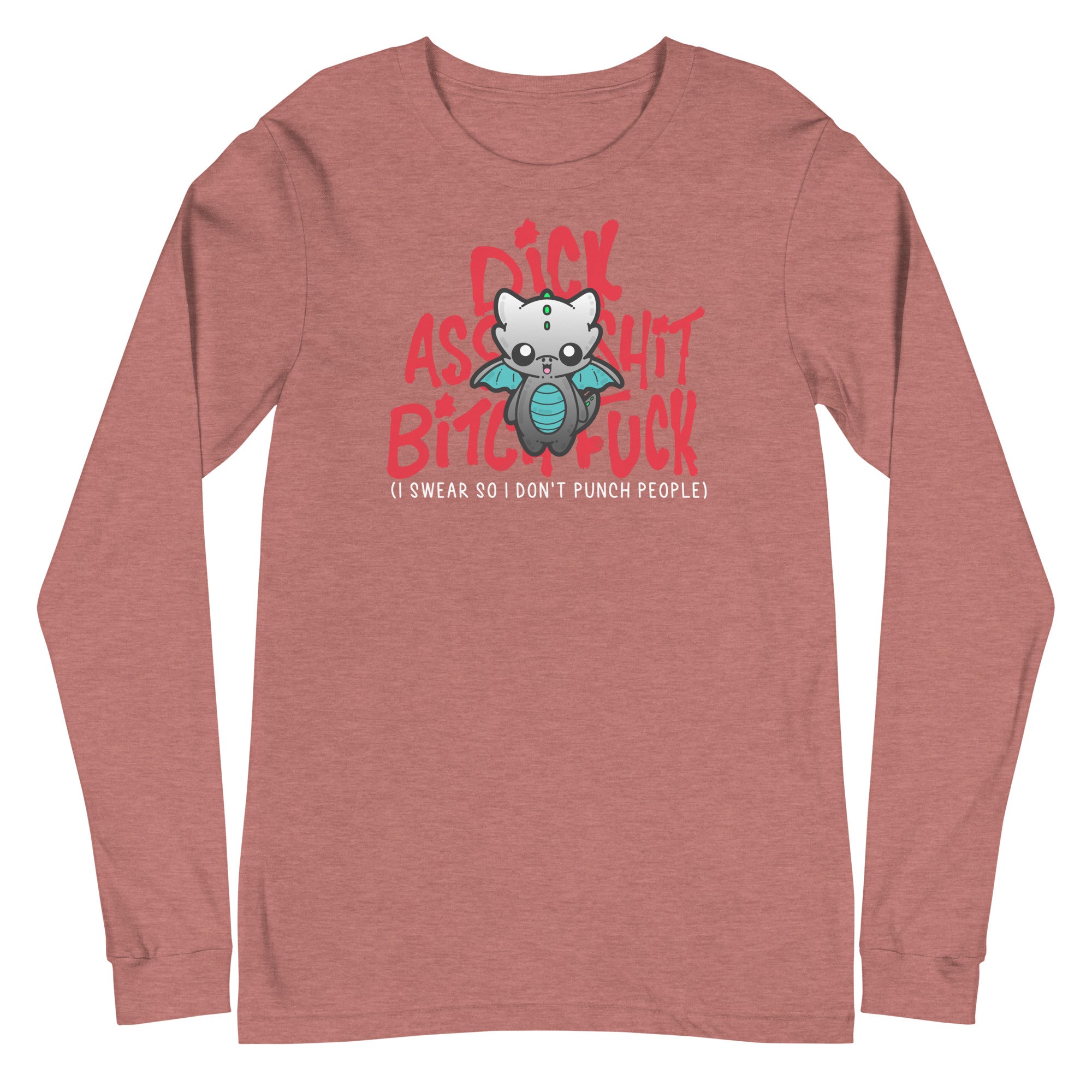 I SWEAR SO I DONT PUNCH PEOPLE - Long Sleeve Tee - ChubbleGumLLC