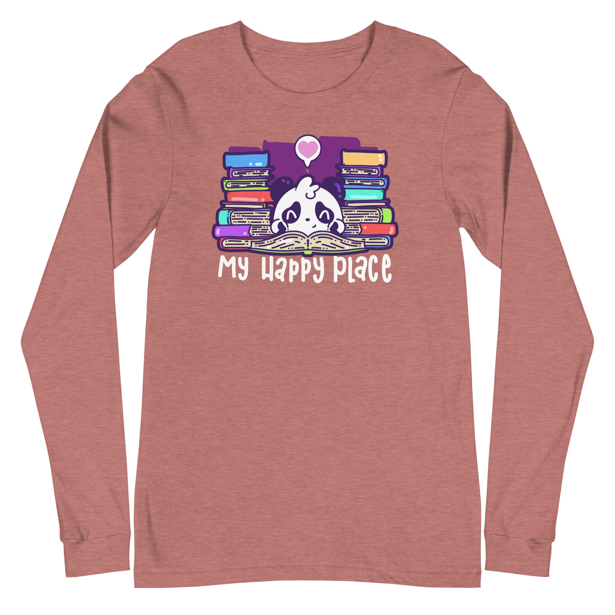 MY HAPPY PLACE - Modified Long Sleeve Tee - ChubbleGumLLC