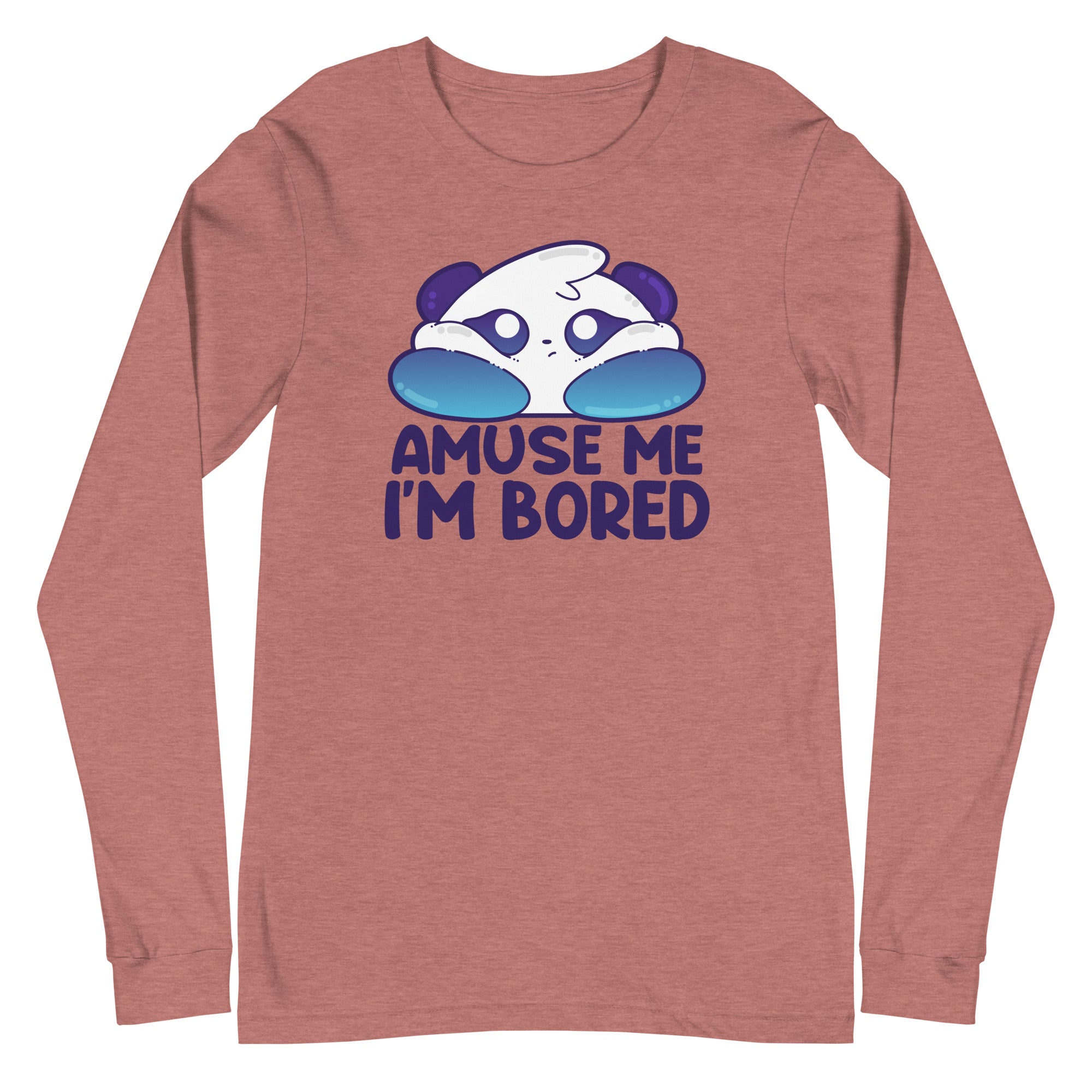 AMUSE ME IM BORED - Long Sleeve Tee - ChubbleGumLLC