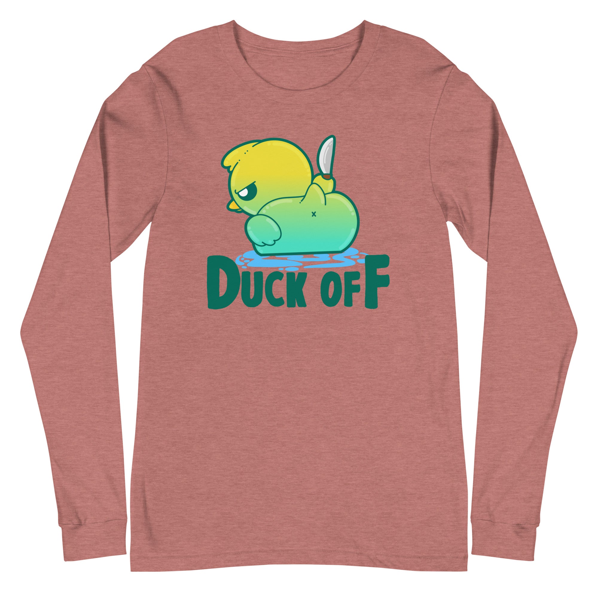 DUCK OFF - Long Sleeve Tee - ChubbleGumLLC