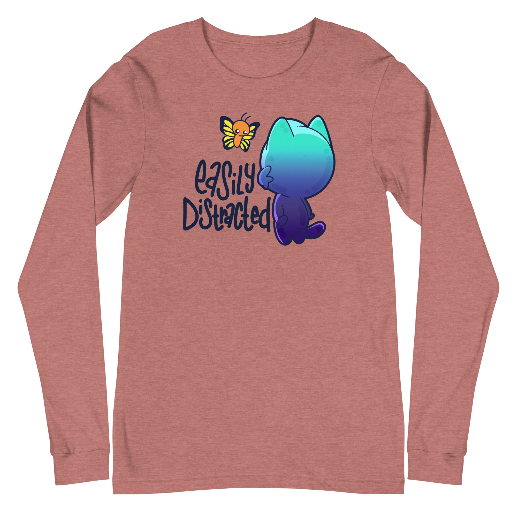 EASILY DISTRACTED - Long Sleeve Tee