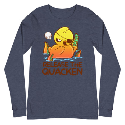 RELEASE THE QUACKEN - Long Sleeve Tee - ChubbleGumLLC