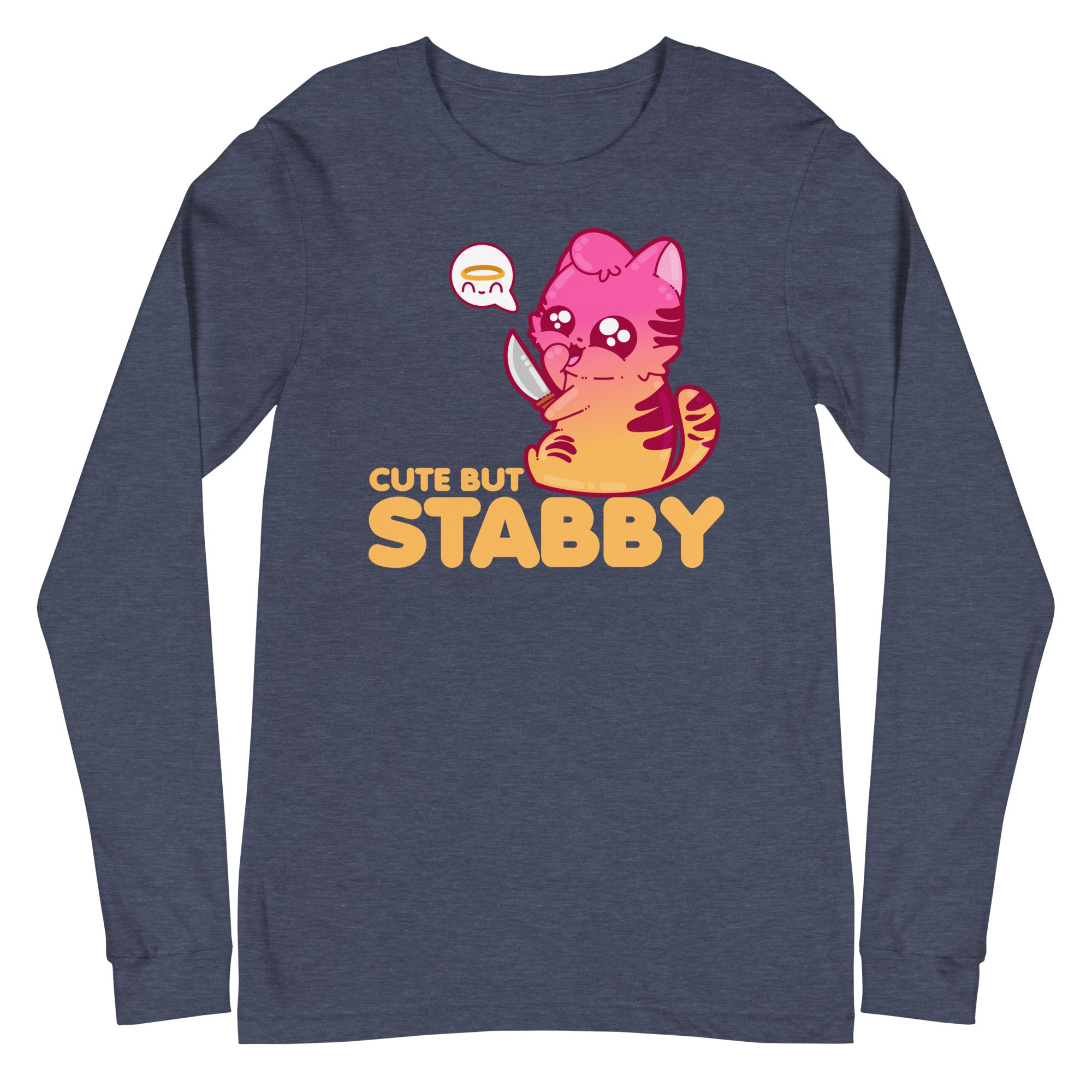 CUTE BUT STABBY - Long Sleeve Tee - ChubbleGumLLC