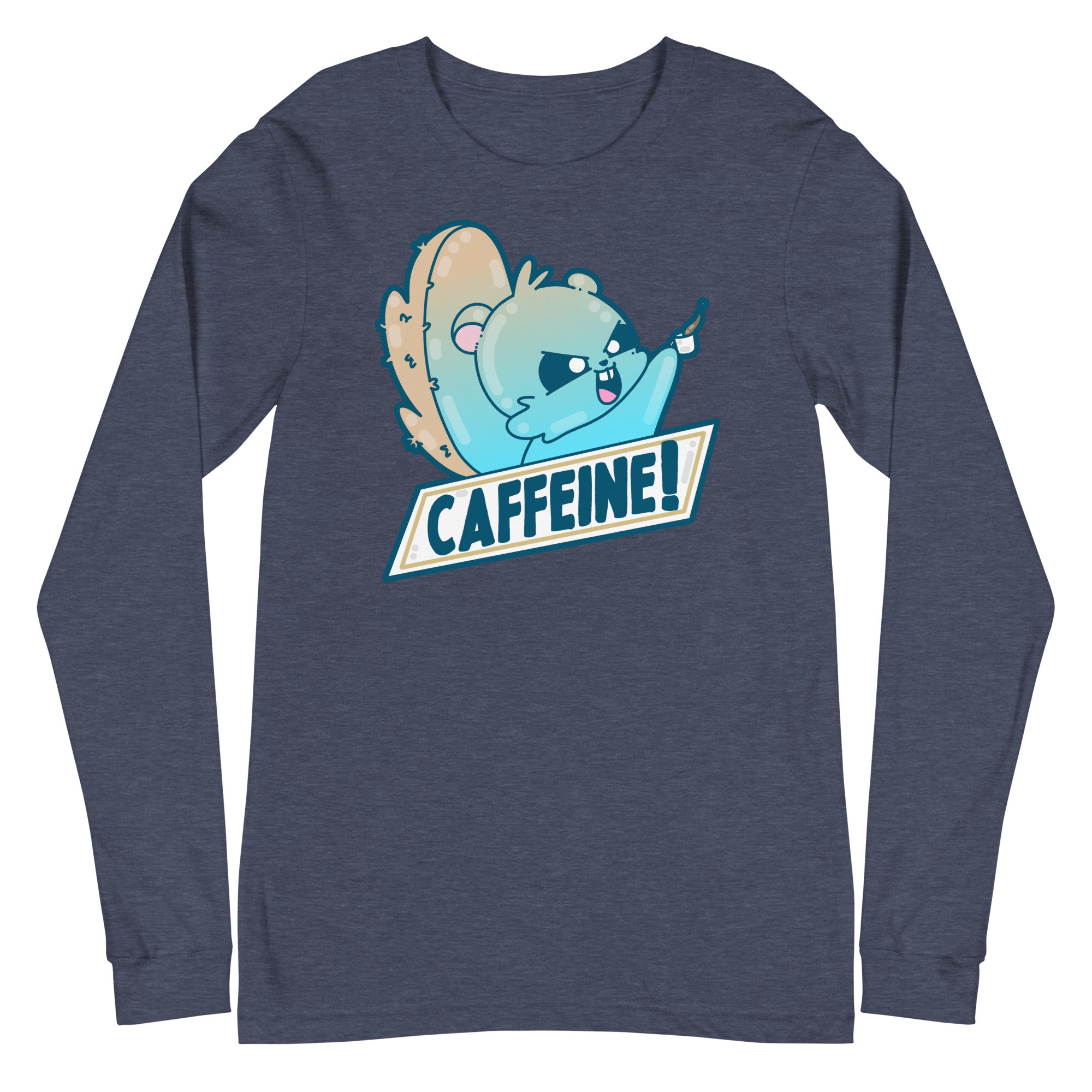 CAFFEINE - Long Sleeve Tee - ChubbleGumLLC