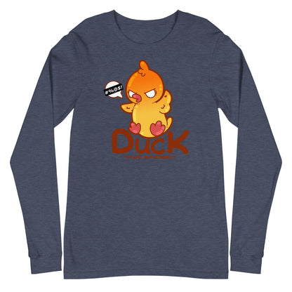 DUCK STUPID AUTO CORRECT - Long Sleeve Tee - ChubbleGumLLC