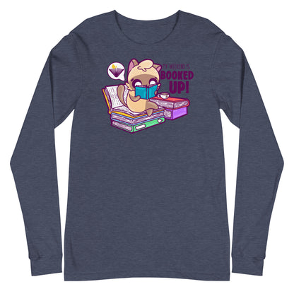 MY WEEKEND IS ALL BOOKED UP - Long Sleeve Tee - ChubbleGumLLC