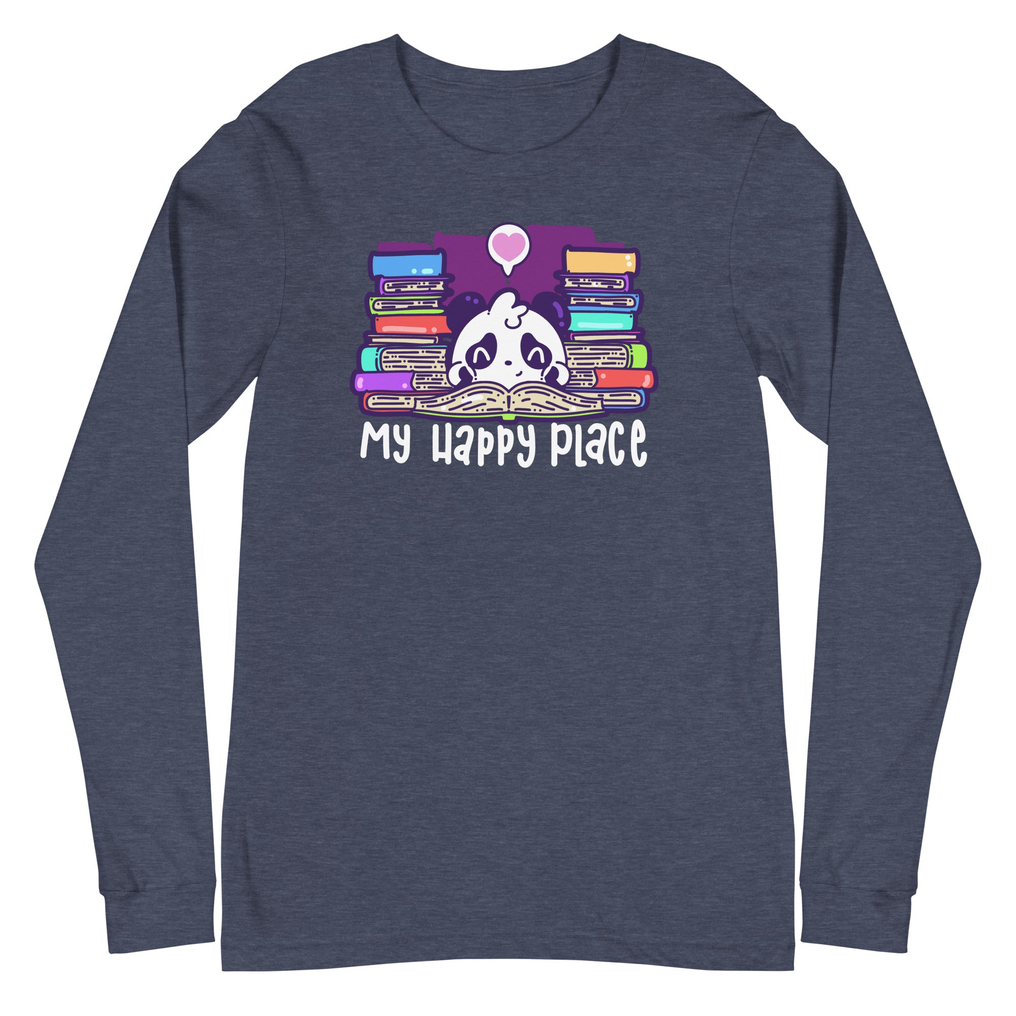 MY HAPPY PLACE - Modified Long Sleeve Tee - ChubbleGumLLC