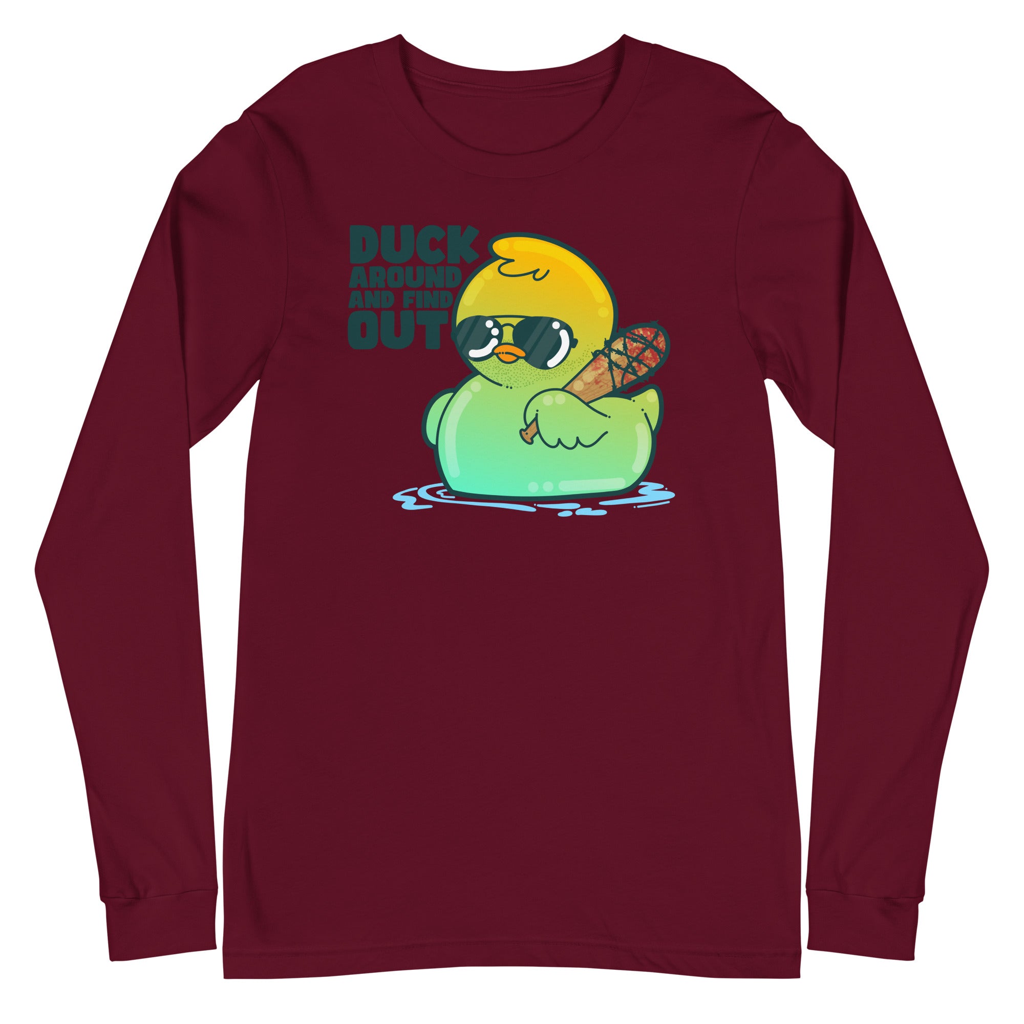 DUCK AROUND AND FIND OUT - Long Sleeve Tee - ChubbleGumLLC