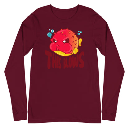 THIS BLOWS - Long Sleeve Tee - ChubbleGumLLC