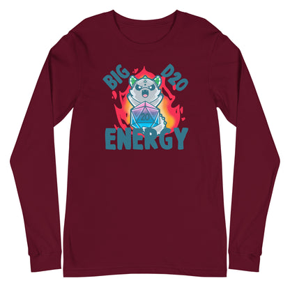 BIG D 20 ENERGY - Long Sleeve Tee - ChubbleGumLLC