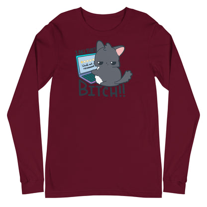 100 % THAT BITCH - Long Sleeve Tee - ChubbleGumLLC