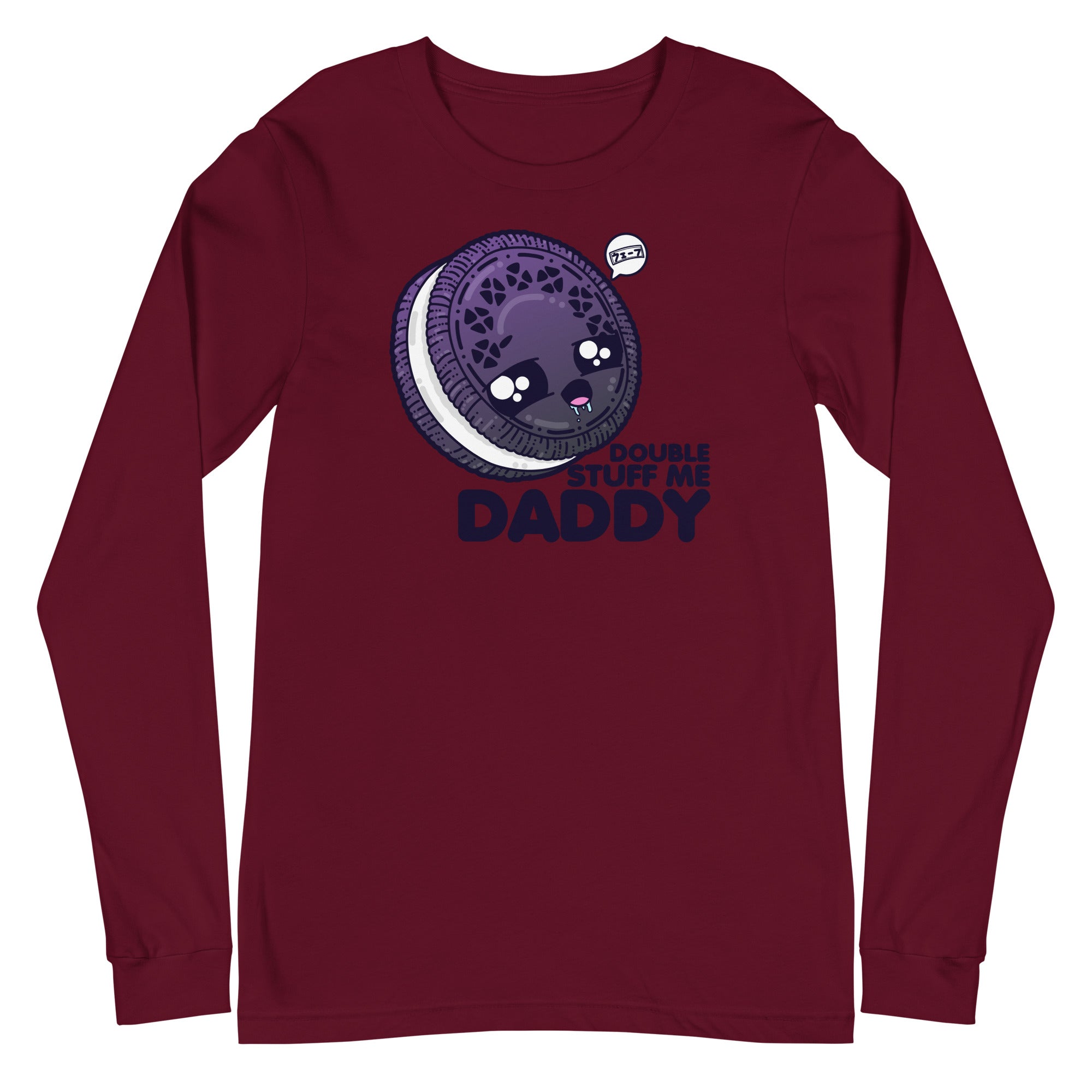 DOUBKE STUFF ME DADDY - Long Sleeve Tee - ChubbleGumLLC