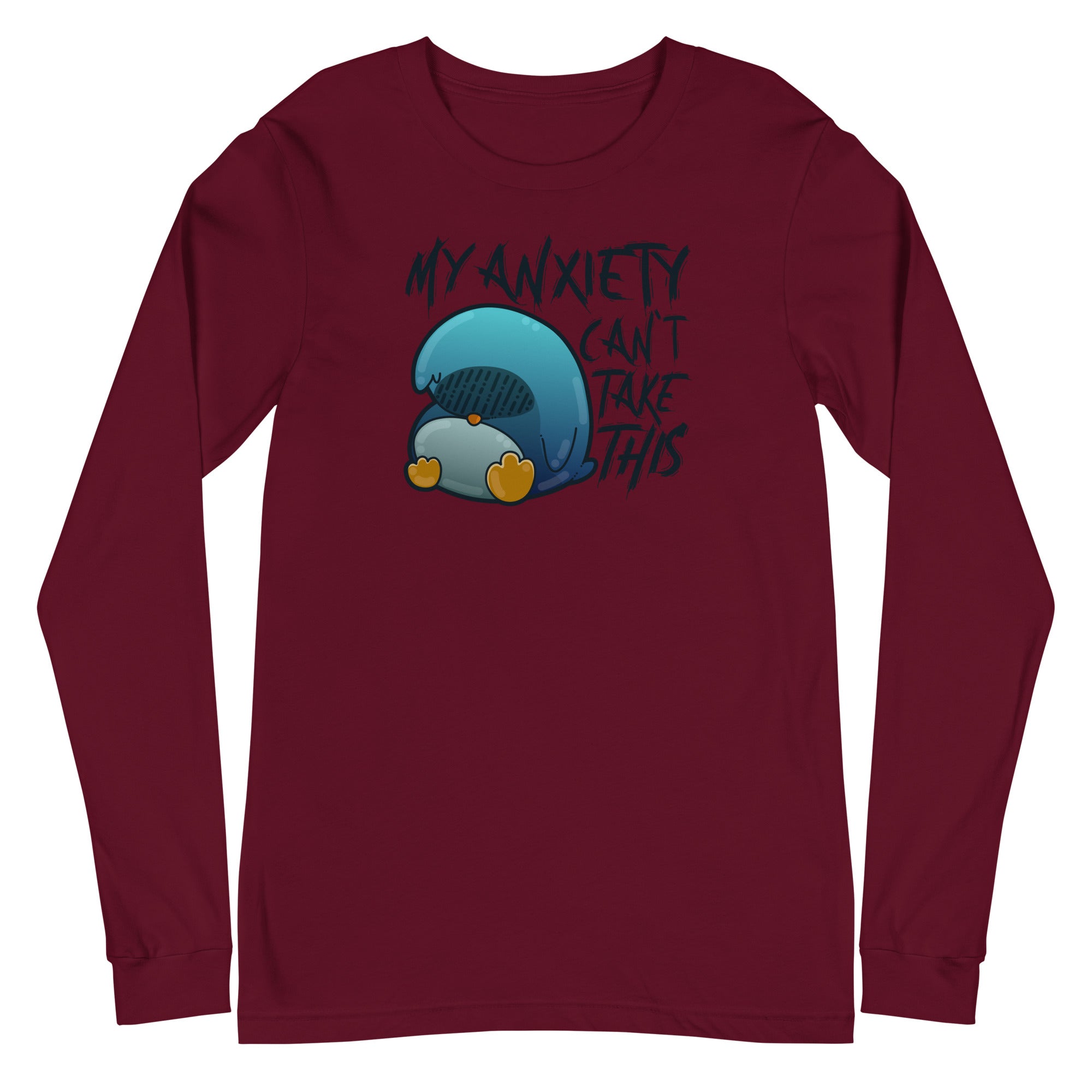 MY ANXIETY CANT TAKE THIS - Long Sleeve Tee - ChubbleGumLLC