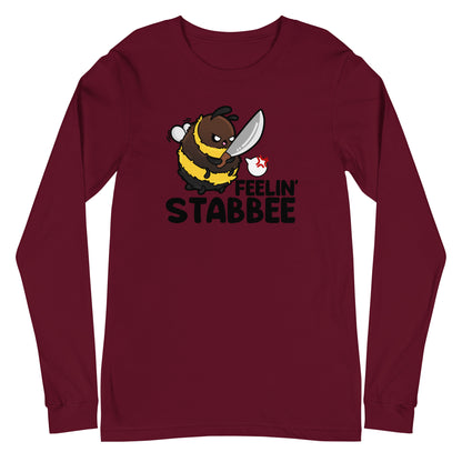 FEELIN STABBEE - Long Sleeve Tee - ChubbleGumLLC