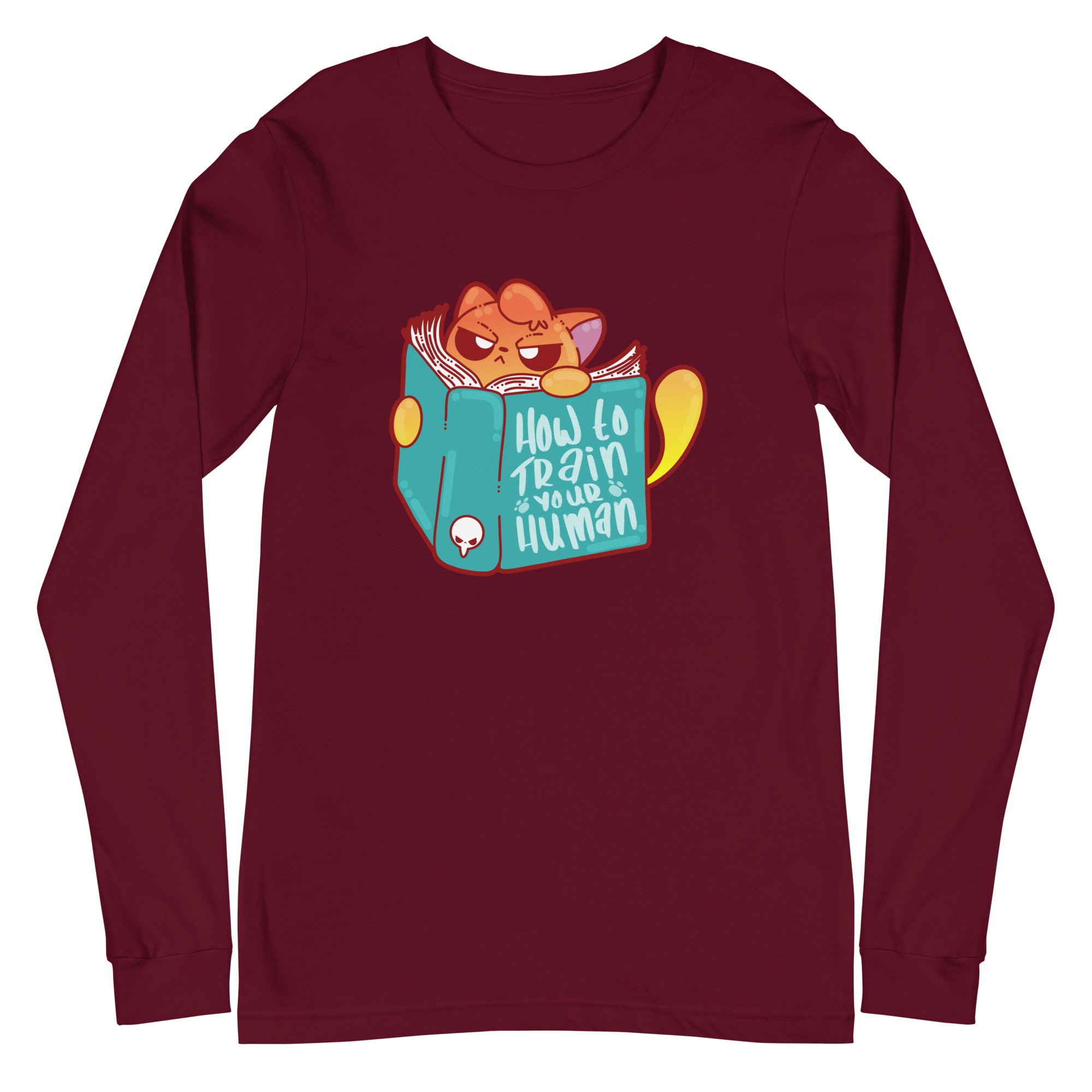 HOW TO TRAIN YOUR HUMAN - Long Sleeve Tee - ChubbleGumLLC