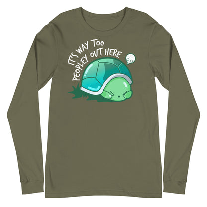 WAY TOO PEOPLEY - Modified Long Sleeve Tee - ChubbleGumLLC