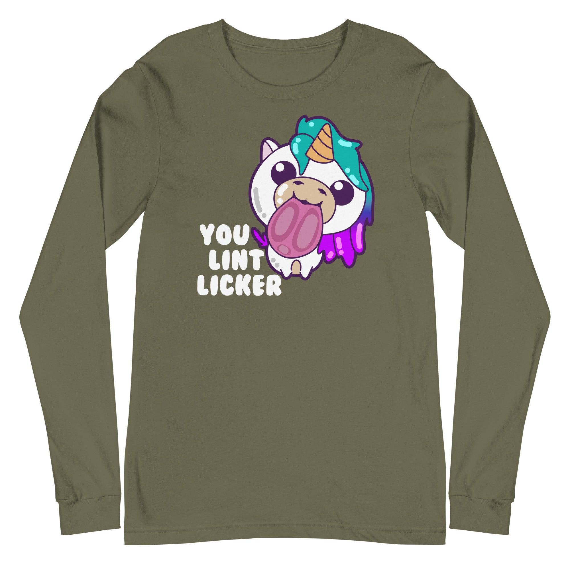 YOU LINT LICKER - Modified Long Sleeve Tee - ChubbleGumLLC