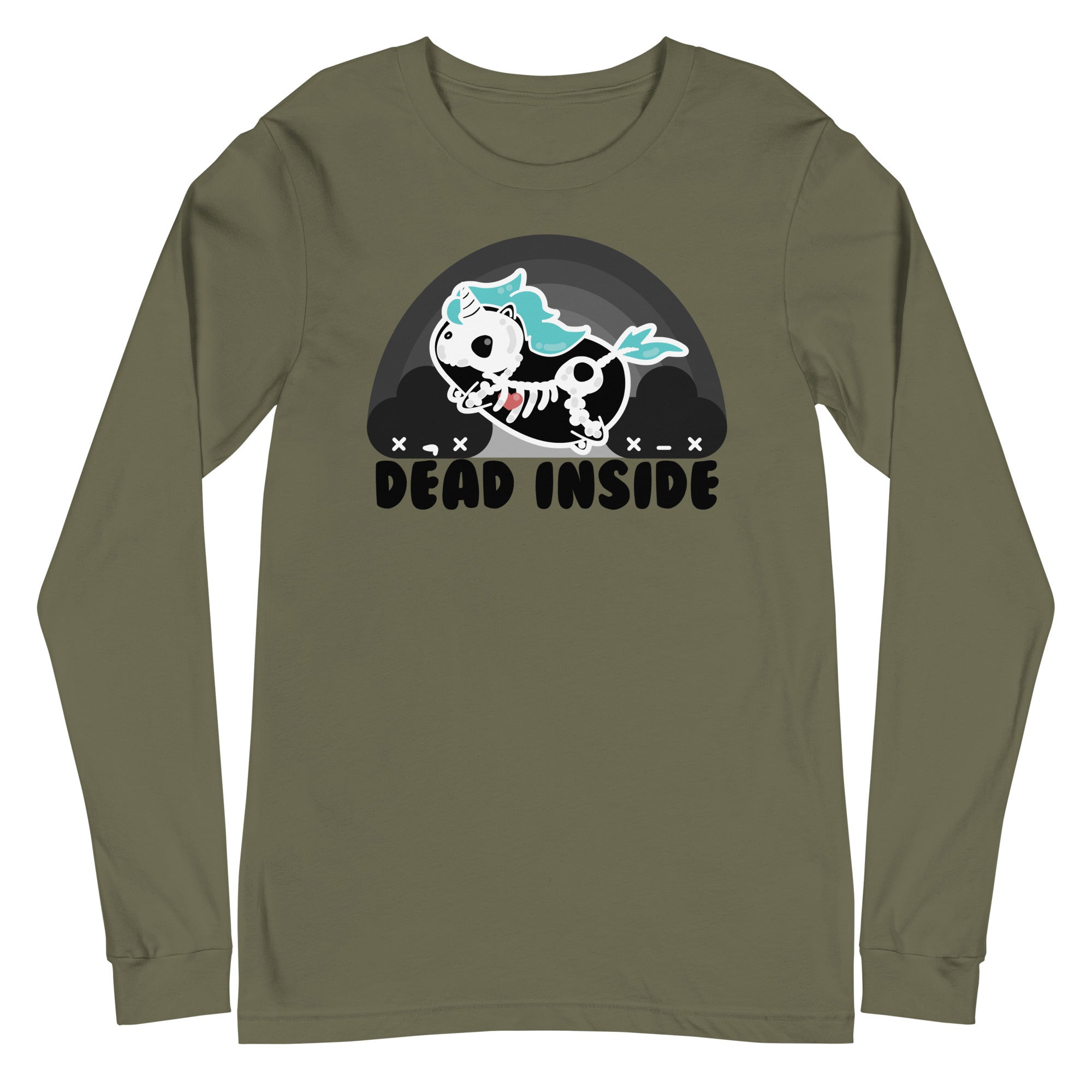 DEAD INSIDE - Long Sleeve Tee - ChubbleGumLLC