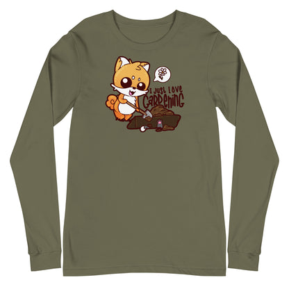 I JUST LOVE GARDENING - Long Sleeve Tee - ChubbleGumLLC