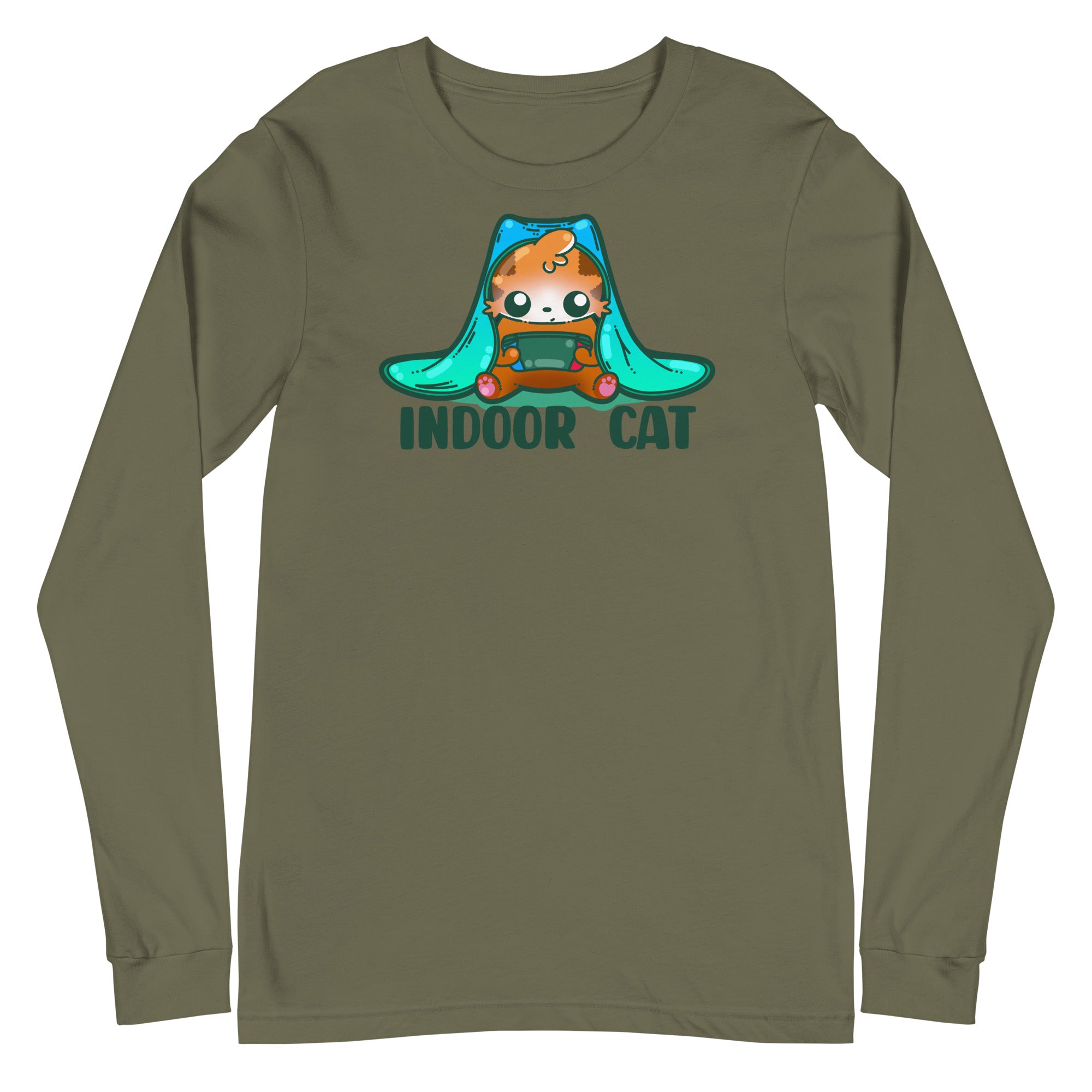 INDOOR CAT - Long Sleeve Tee - ChubbleGumLLC