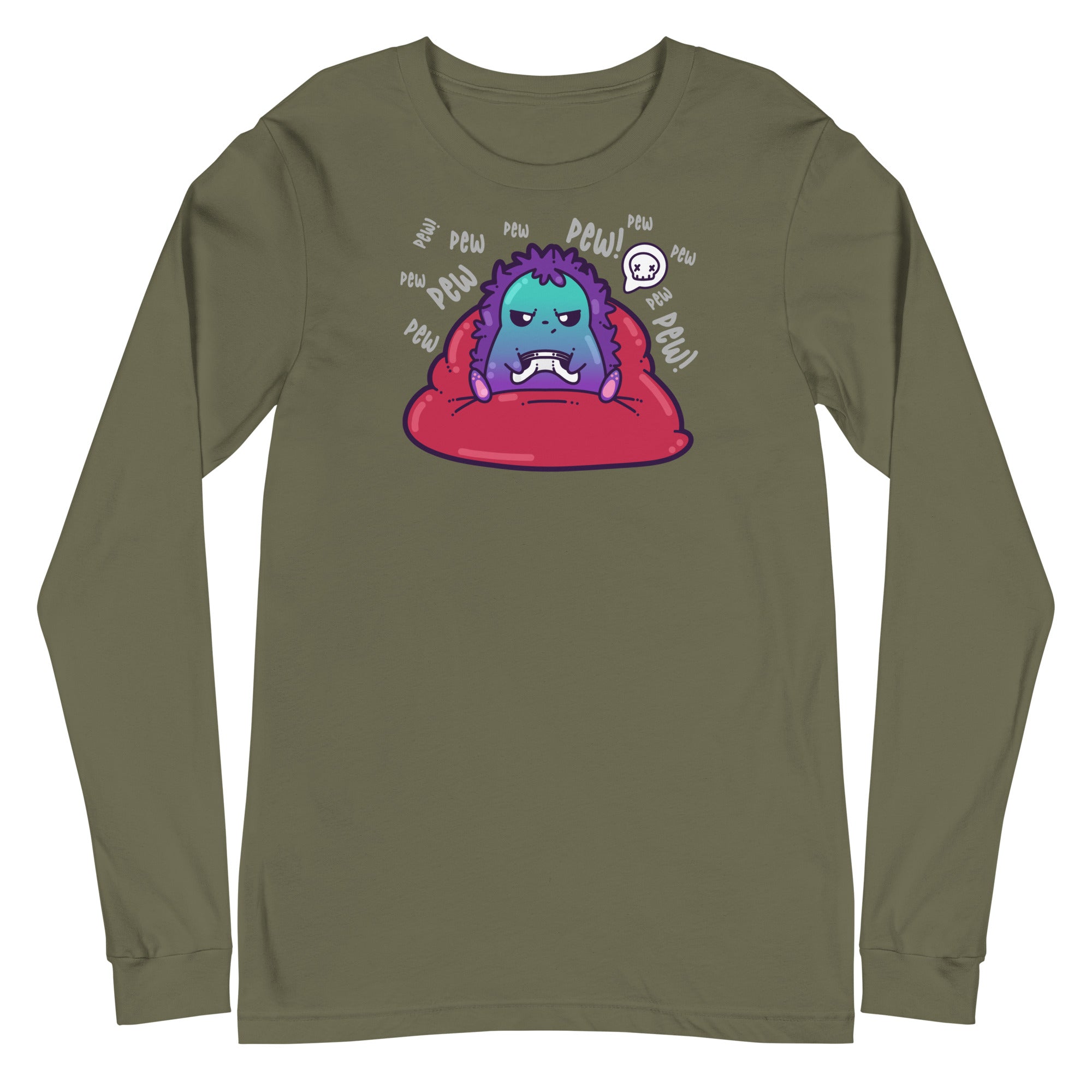 PEW PEW PEW - Long Sleeve Tee - ChubbleGumLLC